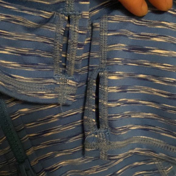 ZELLA Womens Activewear Light Blue Full Zip  Lightweight Track Jacket Medium - Picture 11 of 12